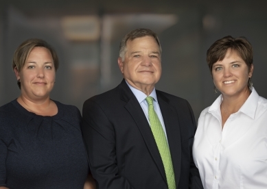 The Samp Group, from left to right; Jennifer Stammeyer, Jerry Samp, Kristen Samp